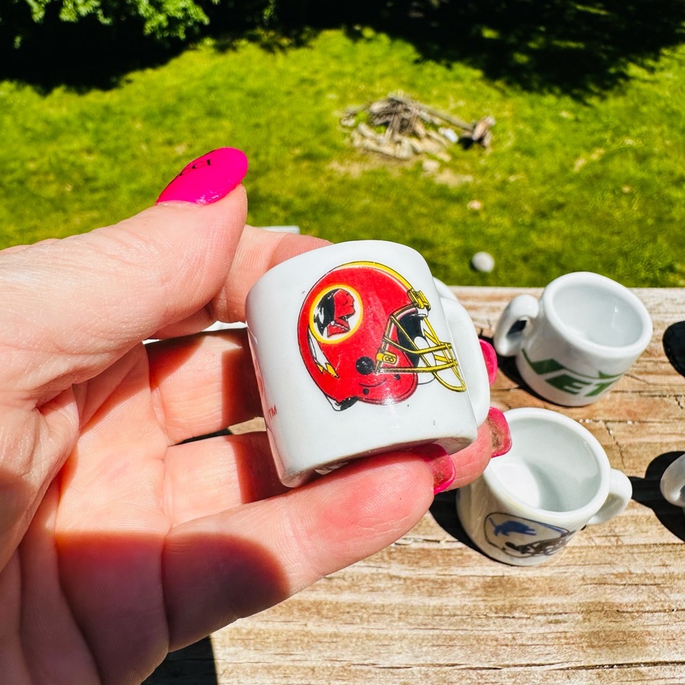 NFL Team Logo Thimble Mini Mug Set (16 teams) vintage - Picture 6 of 14